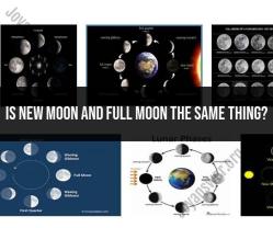Unveiling Lunar Phases: Distinguishing Between New Moon and Full Moon