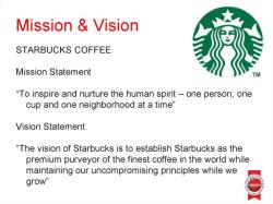 Unveiling Starbucks Coffee's Core Values