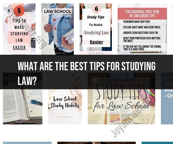 Unveiling the Best Tips for Studying Law: Strategies for Academic Success