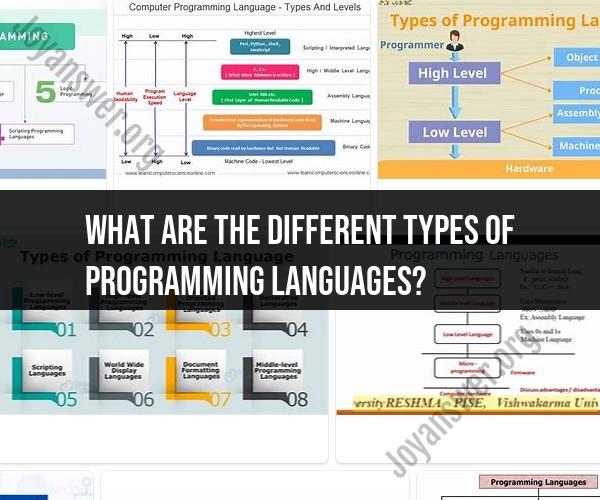 Unveiling the Diversity of Programming Languages: A Comprehensive Guide