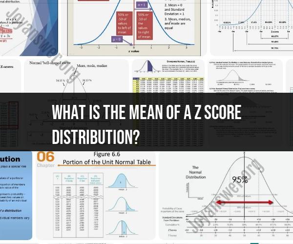 Unveiling the Mean of Z-Score Distribution