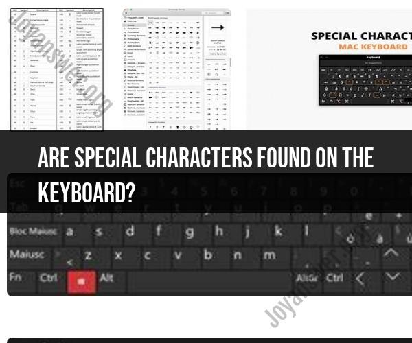 Unveiling the Mystery of Keyboard Special Characters
