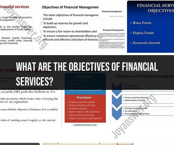 Unveiling the Objectives of Financial Services