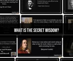 Unveiling the Secret Wisdom: A Philosophical Exploration