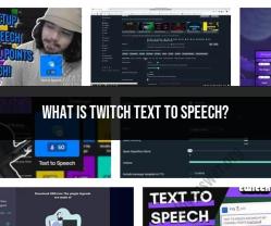 Unveiling Twitch Text-to-Speech Feature