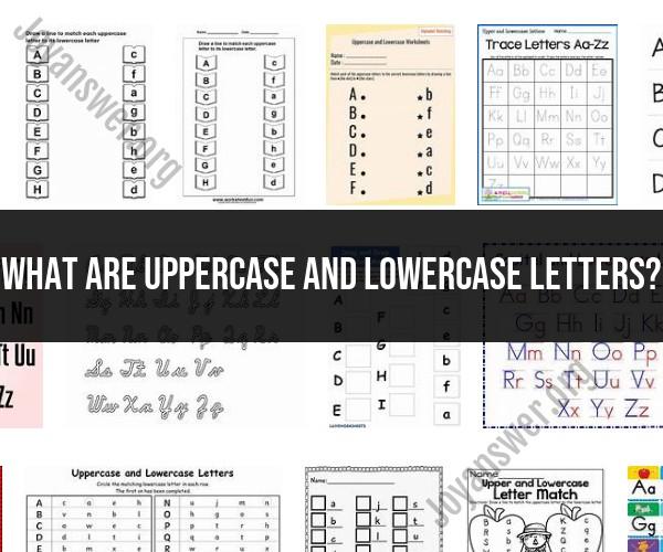 Uppercase and Lowercase Letters: Differentiating and Understanding