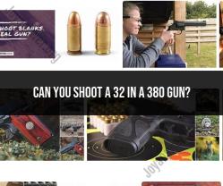 Using .32 Caliber Ammunition in a .380 Gun: Compatibility Guide