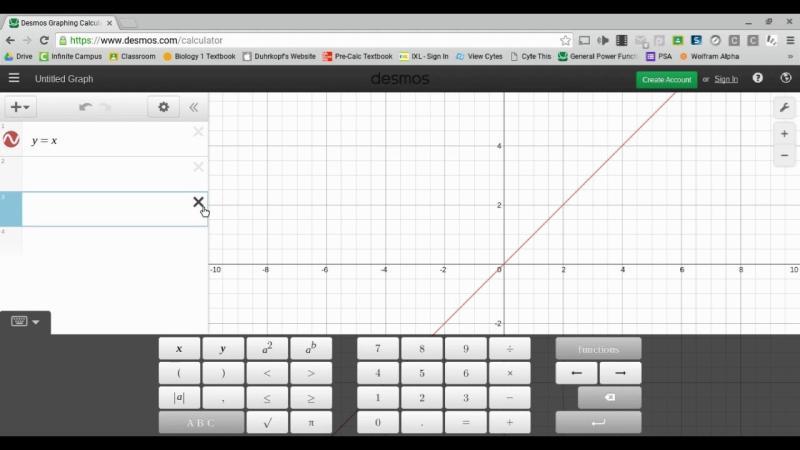 Using DESMOS Graphing Calculator Tool: Practical Tips