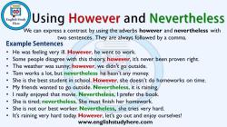 Using "However" in Sentences: Examples and Guidelines