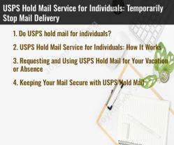 USPS Hold Mail Service for Individuals: Temporarily Stop Mail Delivery