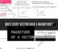 Vector Magnitude: Understanding the Basics