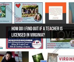 Verifying Teacher Licensure in Virginia