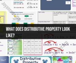 Visualizing the Distributive Property: What It Looks Like