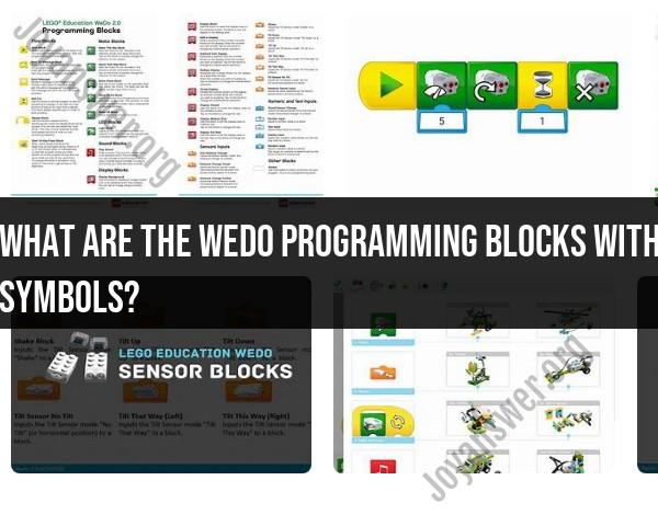 WEDO Programming Blocks with Symbols: Coding for Robotics