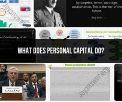 What Does Personal Capital Do? Managing Your Financial Life