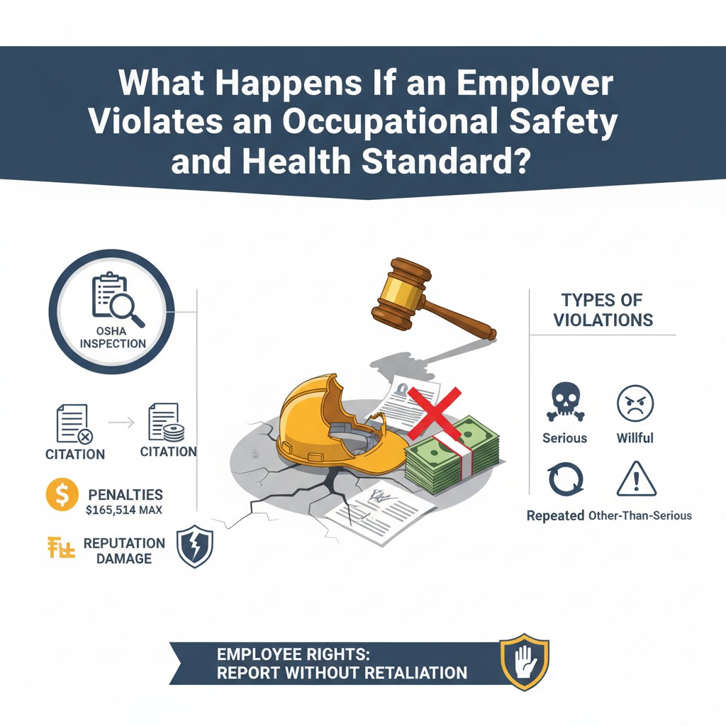 What Happens If an Employer Violates an Occupational Safety and Health Standard?