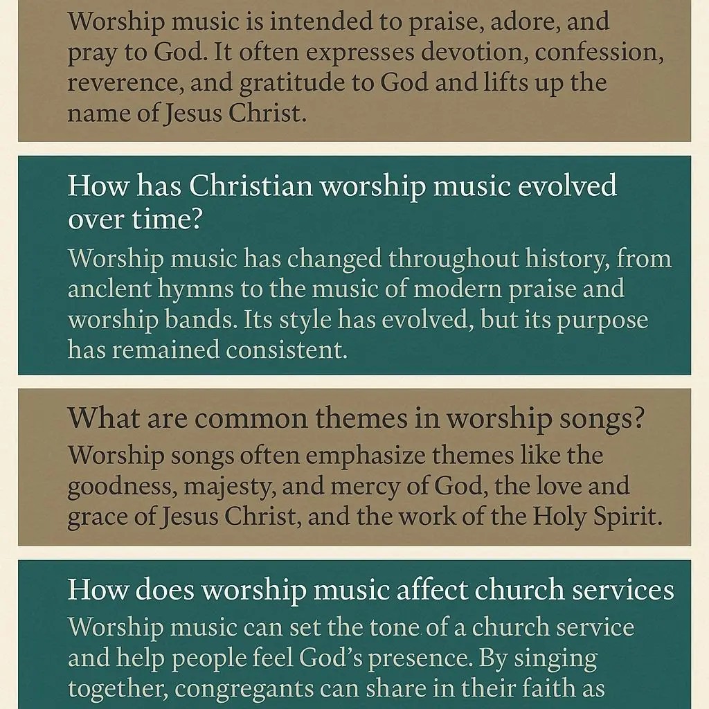 What Is Christian Worship Music?