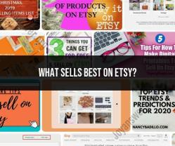 What Sells Best on Etsy? Top Selling Categories