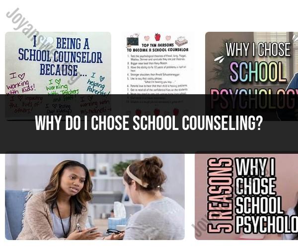 Why Choose a Career in School Counseling?