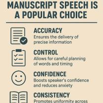 Why the Manuscript Speech Is a Popular Choice
