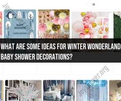Winter Wonderland Baby Shower Decorations: Creative Ideas