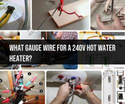 Wire Gauge for 240V Hot Water Heater: Sizing Guidelines