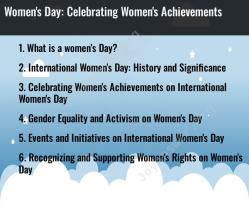 Women's Day: Celebrating Women's Achievements