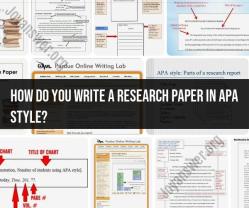 Writing a Research Paper in APA Style: Step-by-Step Guide