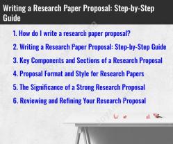 Writing a Research Paper Proposal: Step-by-Step Guide