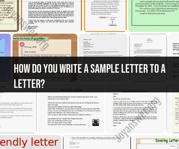 Writing a Sample Letter: A Step-by-Step Guide