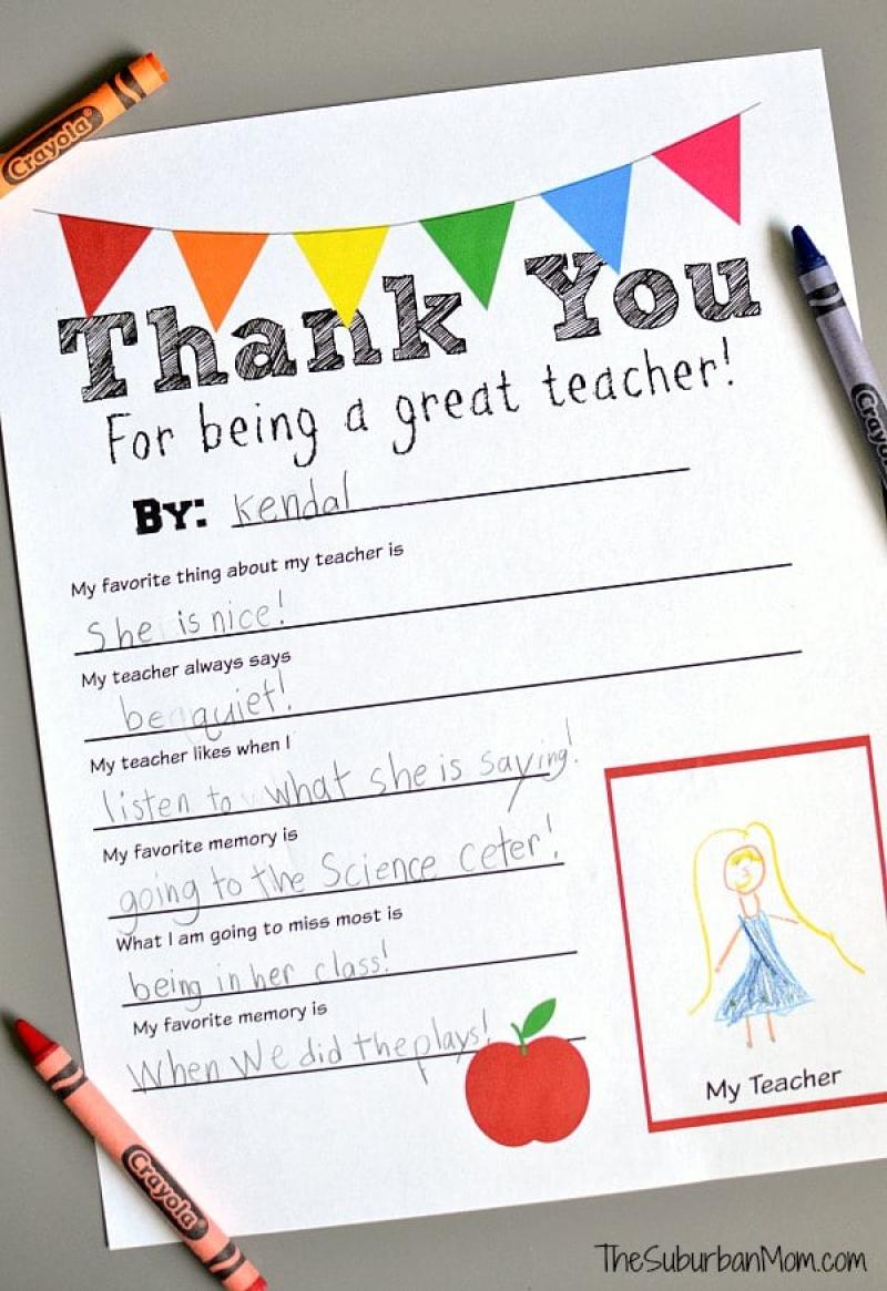 Writing a Thank You Note to a Teacher: Thoughtful Acknowledgment