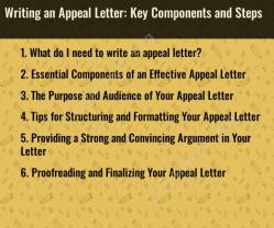Writing an Appeal Letter: Key Components and Steps