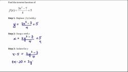 Writing an Inverse Function: Formulation Techniques