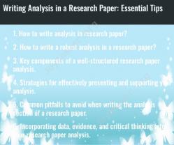 Writing Analysis in a Research Paper: Essential Tips