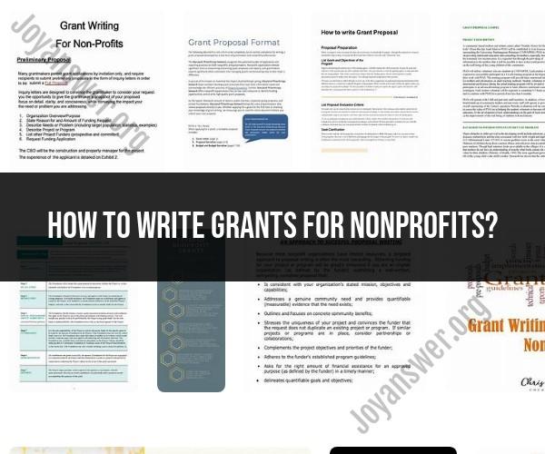 Writing Grants for Nonprofits: A Comprehensive Guide