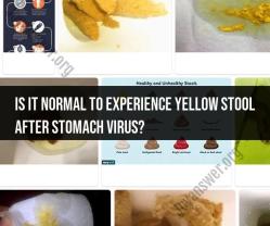 Yellow Stool After Stomach Virus: Is It Normal?
