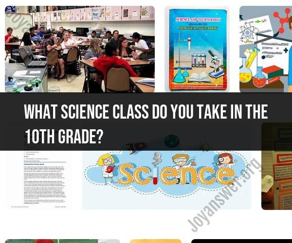 10th Grade Science Class Options: What to Expect