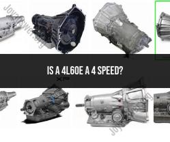 4L60E Transmission: Understanding Its 4-Speed Design