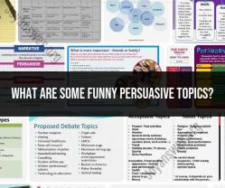 Adding Humor to Persuasion: Funny Persuasive Speech Topics