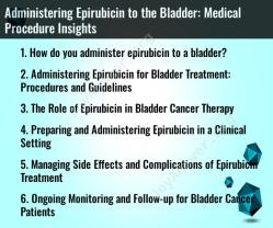 Administering Epirubicin to the Bladder: Medical Procedure Insights