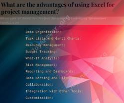 Advantages of Excel for Project Management: Leveraging Spreadsheet Capabilities