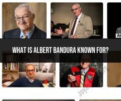 Albert Bandura's Contributions: Notable Achievements