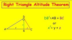 Altitude of a Right Triangle: Defining the Geometric Height