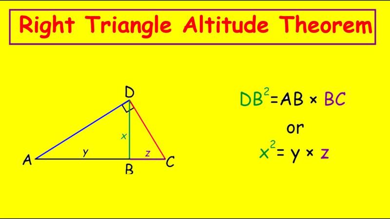 Altitude of a Right Triangle: Defining the Geometric Height