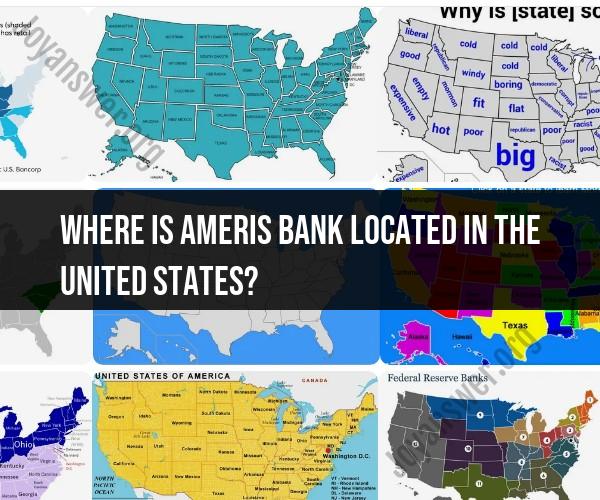 Ameris Bank Locations in the United States: Branch Finder