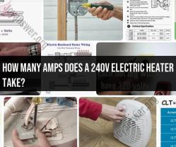 Amps for a 240V Electric Heater: Electrical Load Analysis