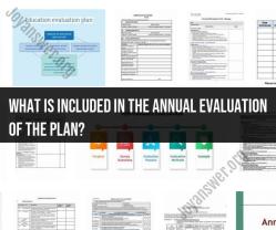 Annual Evaluation of the Plan: Components and Importance
