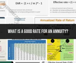 Annuity Rates: Understanding a Good Rate