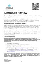 APA-Style Literature Review: Structure and Elements