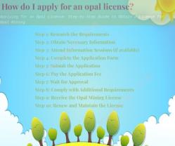 Applying for an Opal License: Step-by-Step Guide to Obtain a License for Opal Mining